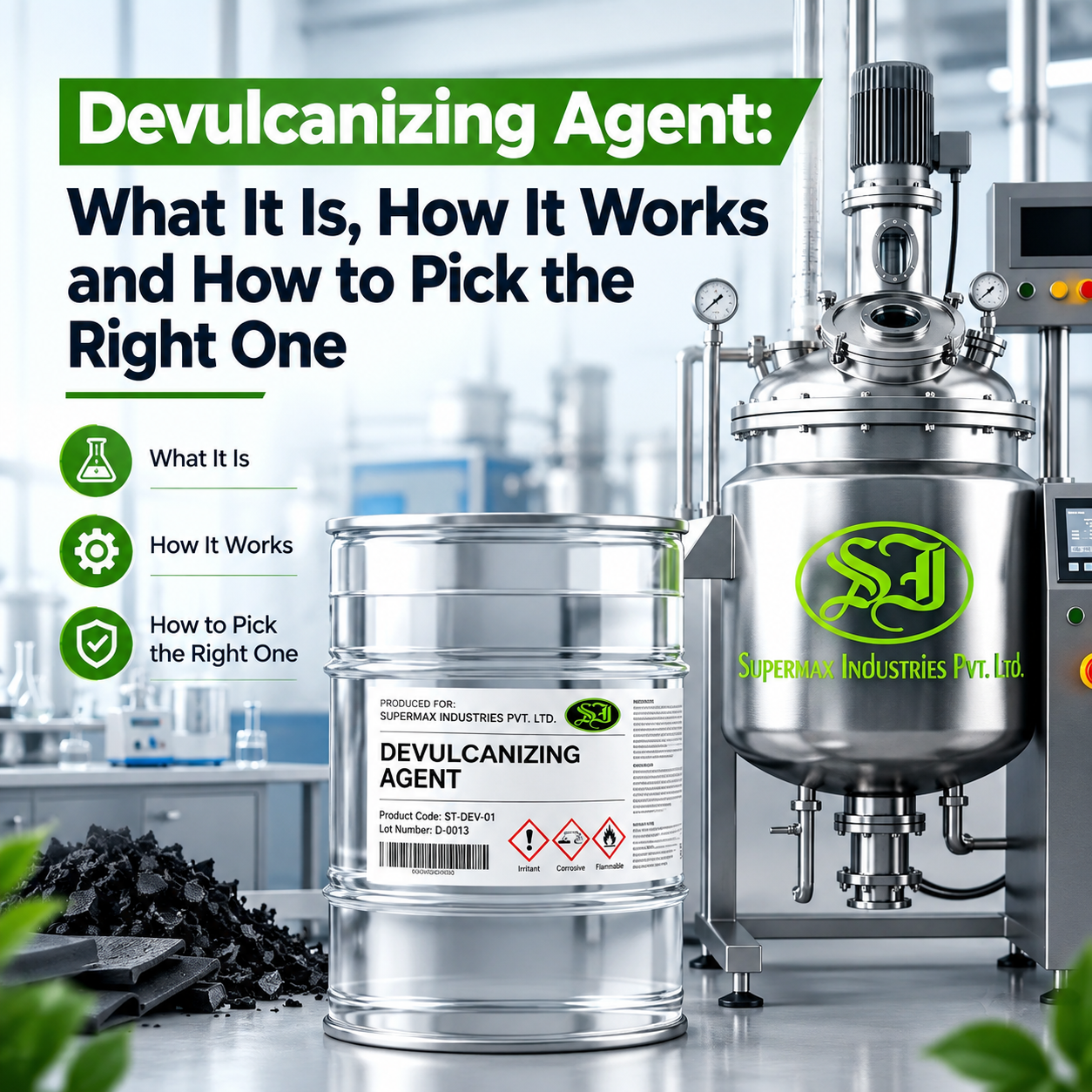 Devulcanizing Agent: What It Is, How It Works and How to Pick the Right One